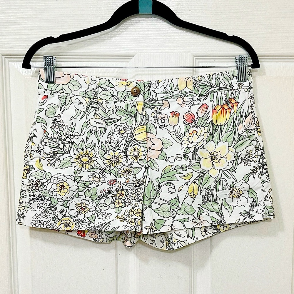 Gap Floral summer khaki shorts 100% Cotton - Picture 2 of 5